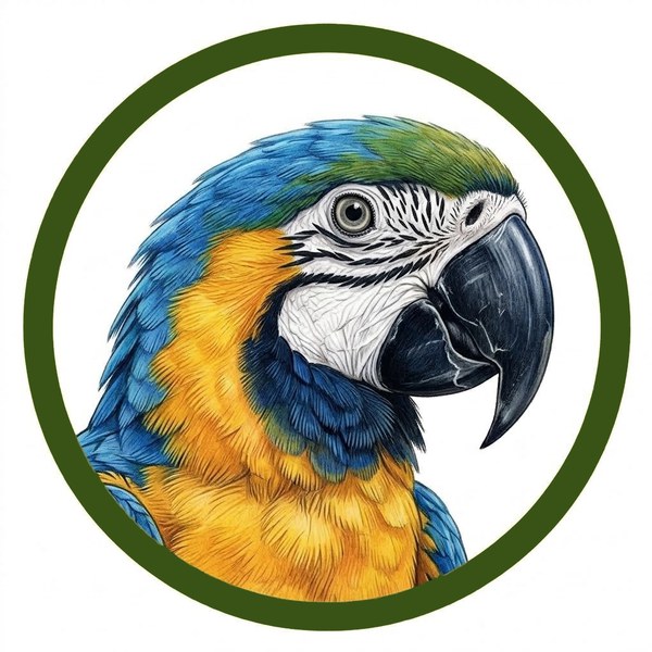 Guacamayo azul y amarillo
