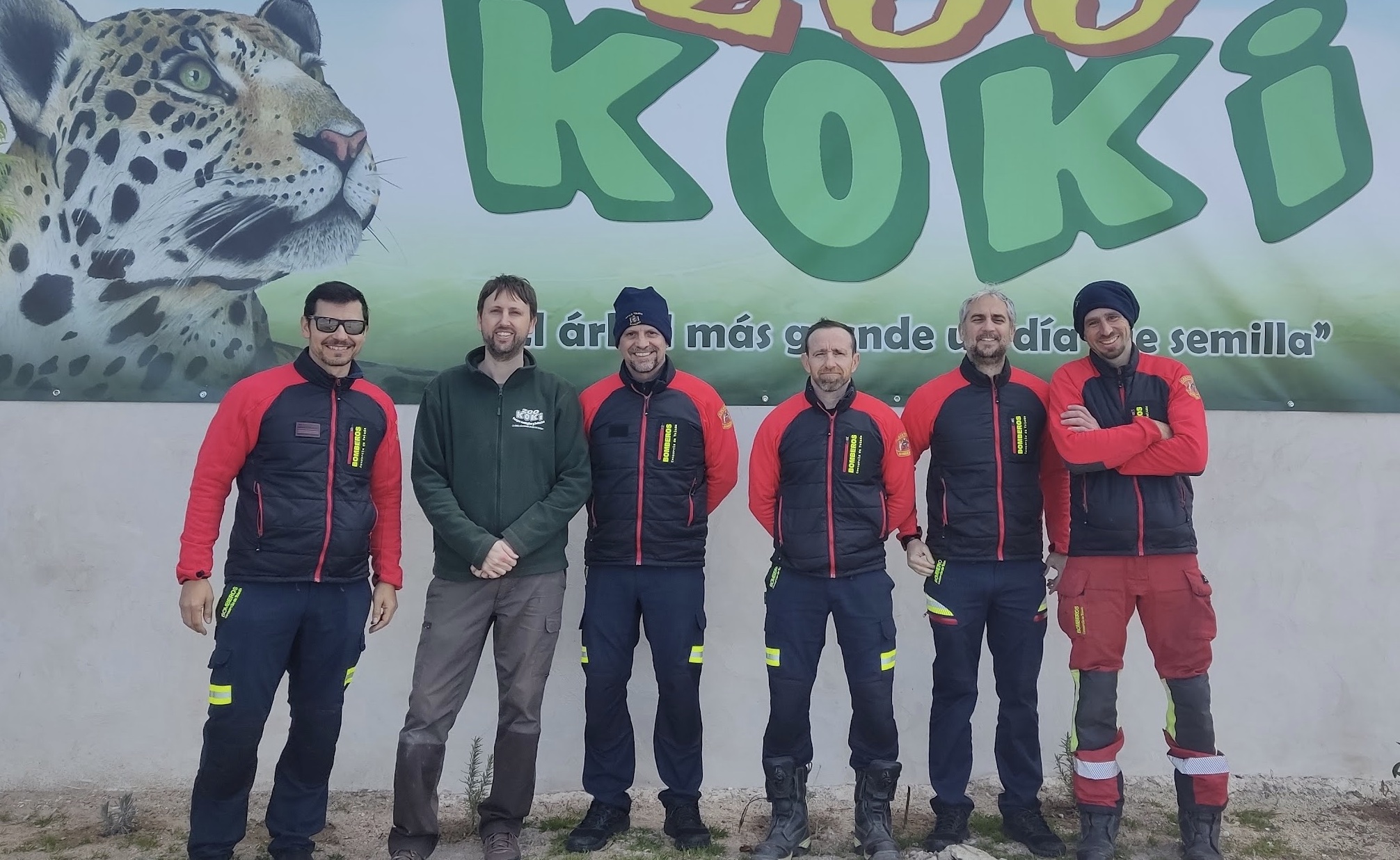 Zoo Koki's cooperation with the fire brigade