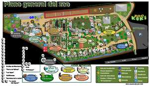 Plano del zoo